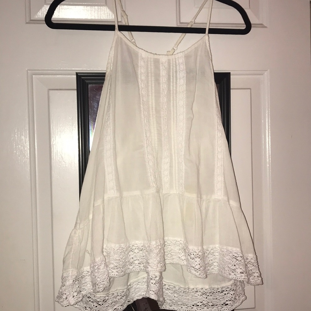 White lace blouse